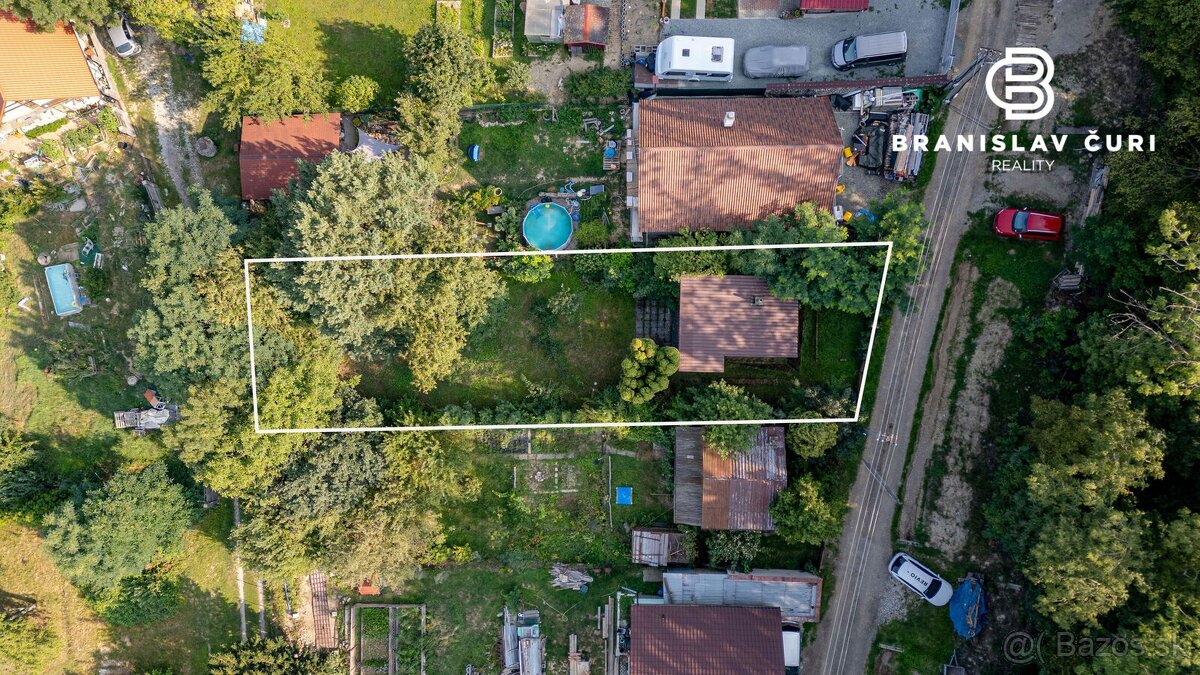 Predaj, záhradny pozemok 528 m2 s chatkou, Šemša - 11