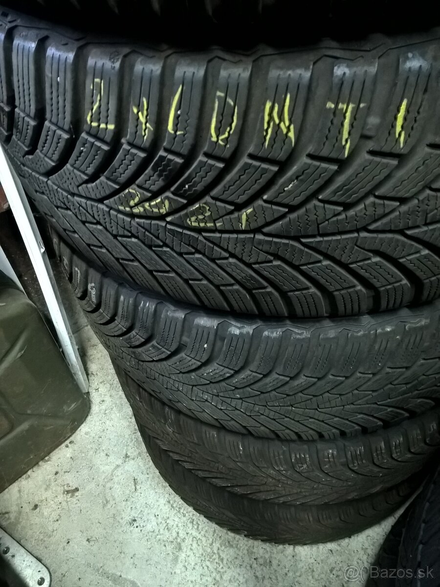 ZIMNÉ 225/45 R17 NOKIAN a DUNLOP cca 7-8 mm UŽ OD 35,-€/kus - 11