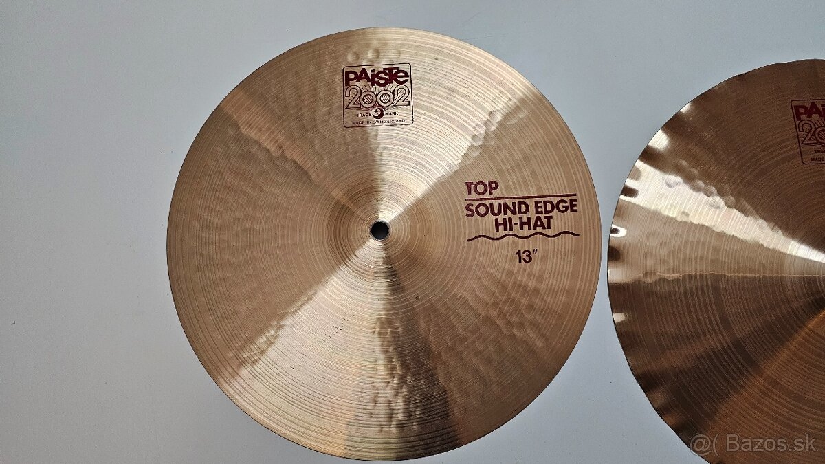 PAISTE 2002 13" HI-HAT, SOUND EDGE - 11