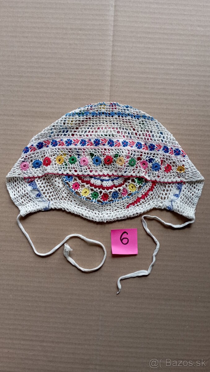 Ľudové čepce... súčasť kroja... - 11
