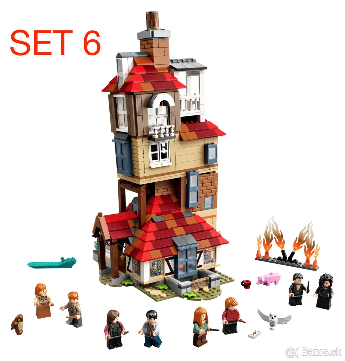 Harry Potter stavebnice 4 + figúrky - typ lego - nové - 11