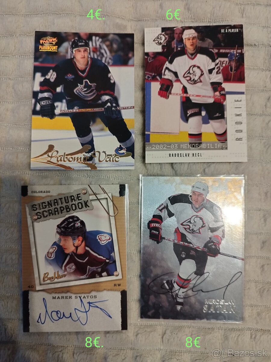 Hokejove karty karticky slovaci v NHL - 11