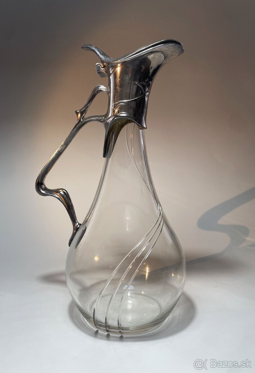 Secesná karafa na víno - 11