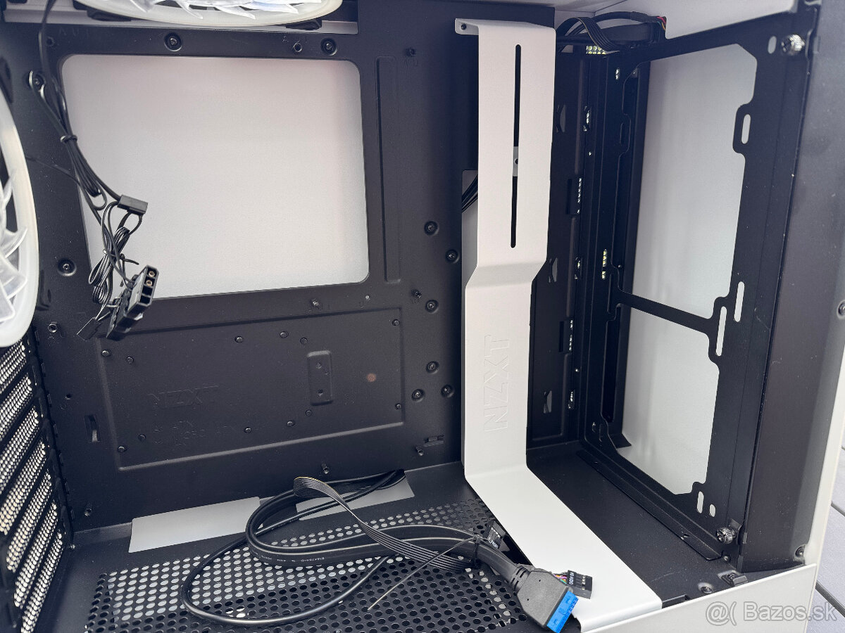 ATX PC skrinka - NZXT H510 matte white 2xFAN - 11