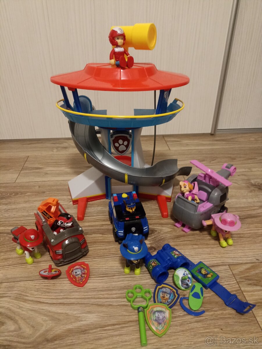 Predám vežu labková patrola plus autá plus postavičky - 11