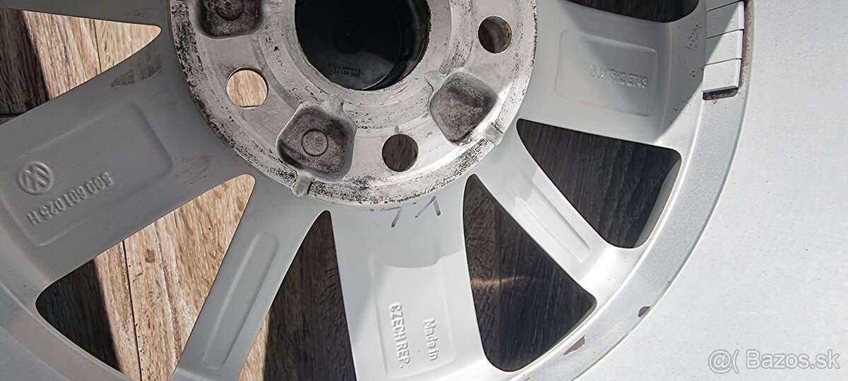 Predám originálne disky VW r15 5x112 /195/65 Continental - 11