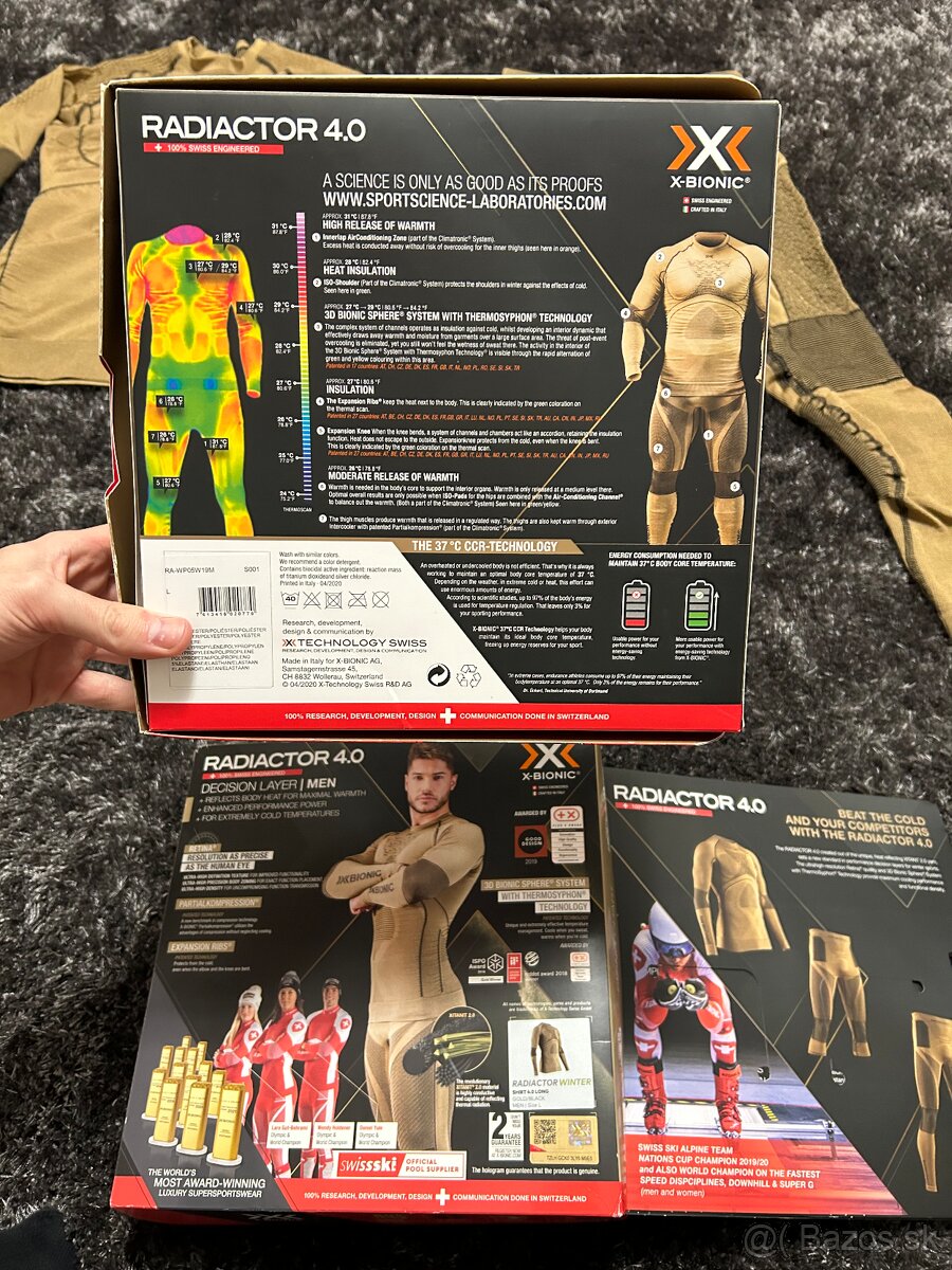 X-bionic radiactor 4.0, pánsky termo set Lko - 11