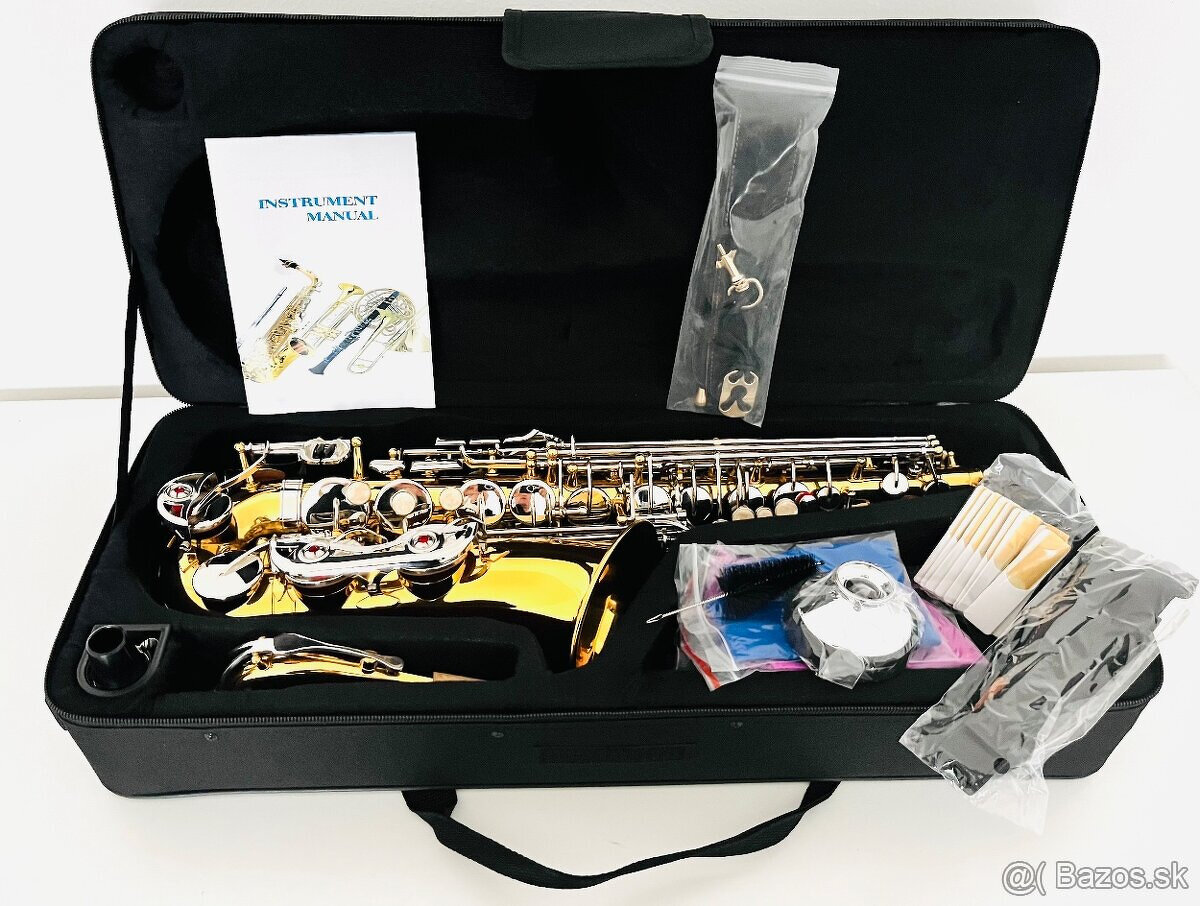 Predám nový Es- Alt saxofón- kópia k modelu Yamaha- pekný zv - 11