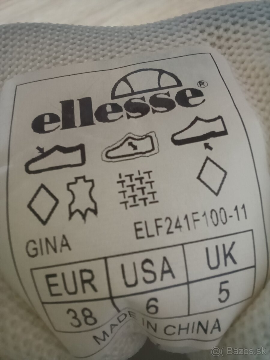 Dámske tenisky Ellesse Gina veľkosť 38 - 5 krát obuté - 11