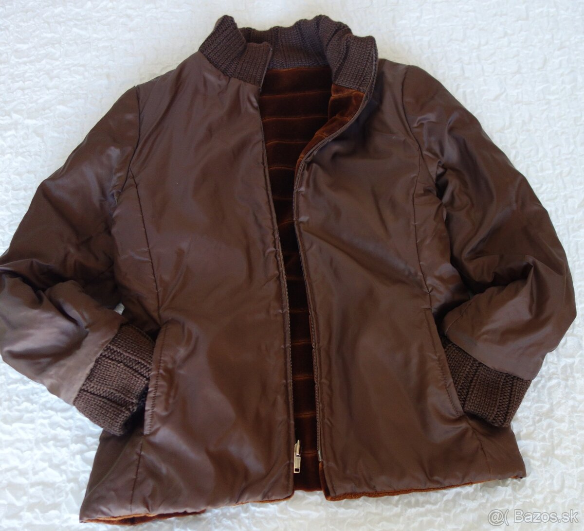 Obojstranná bunda Alberta Ferretti, veľ. M/L - 11