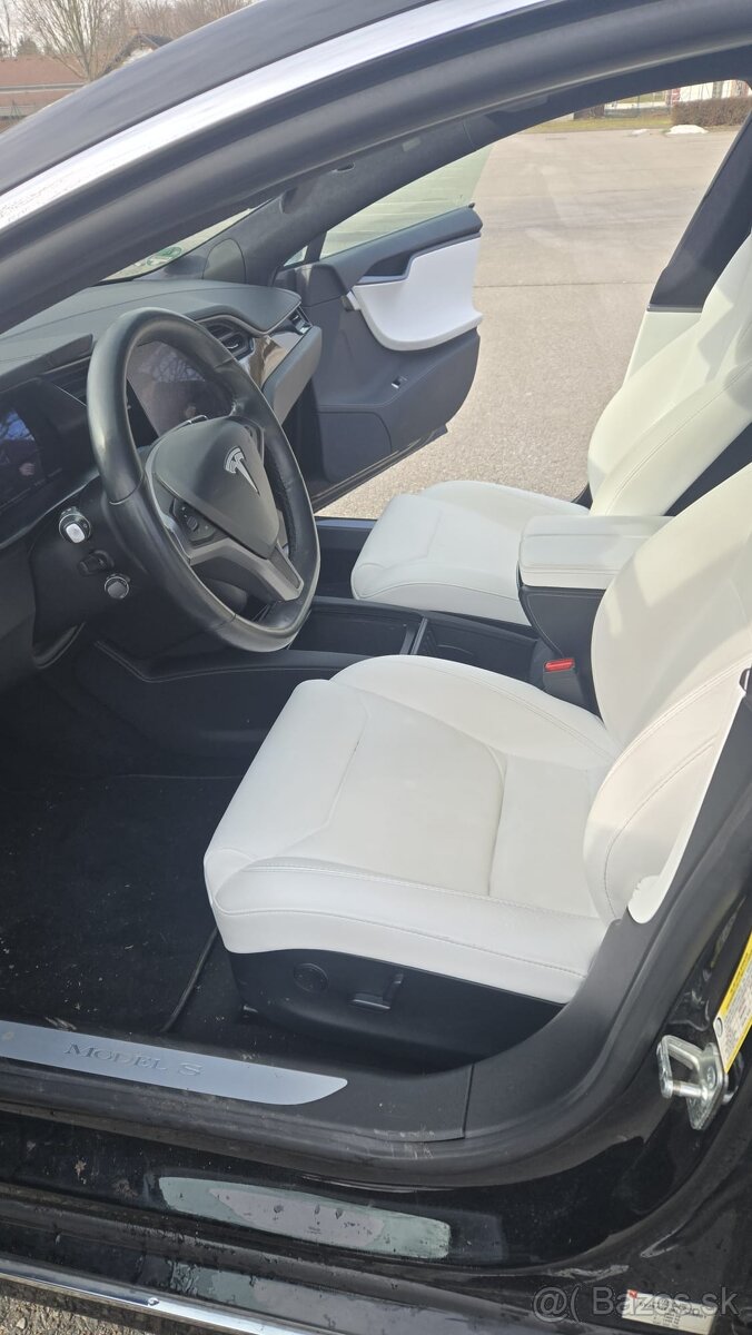 Tesla Model S LR, FSD, bílý interiér, záruka - 11