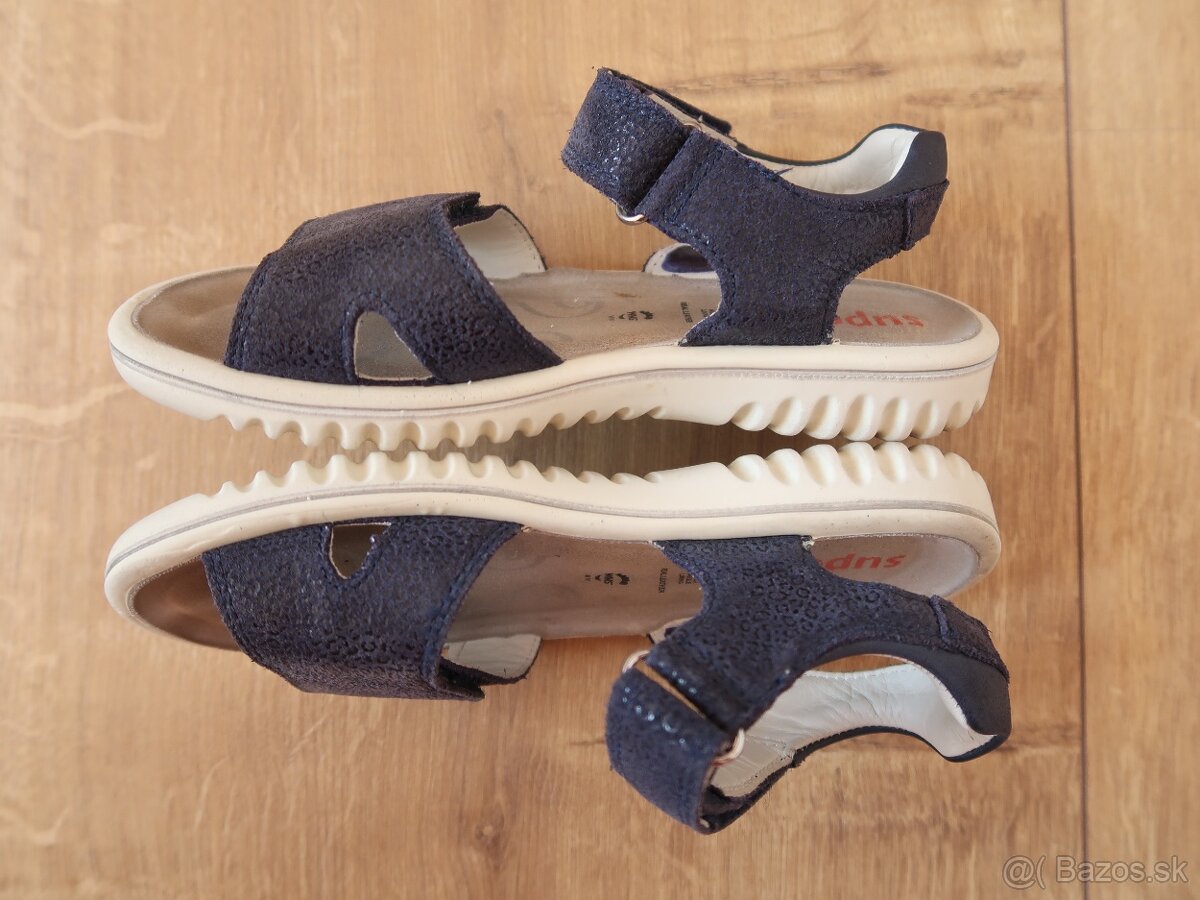 Sandálky SUPERFIT SPARKLE 31 (20 cm) modré - 11