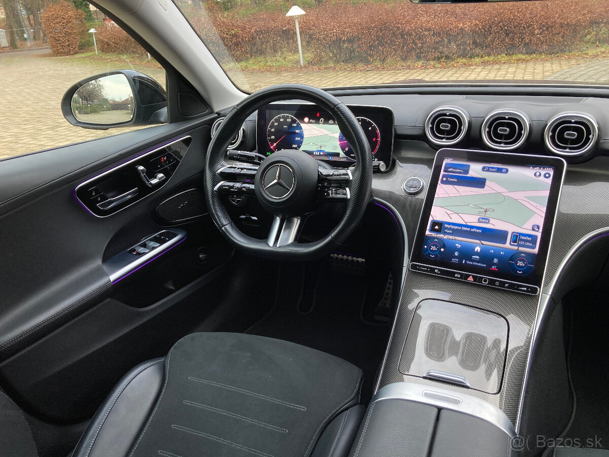 Mercedes C trieda C220 D AMG 4x4 | ZARUKA | DPH | Tazne - 11