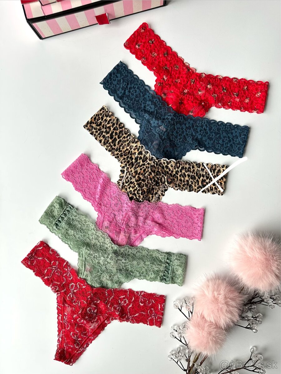 Victoria’s Secret Pink tanga nohavičky S - 11