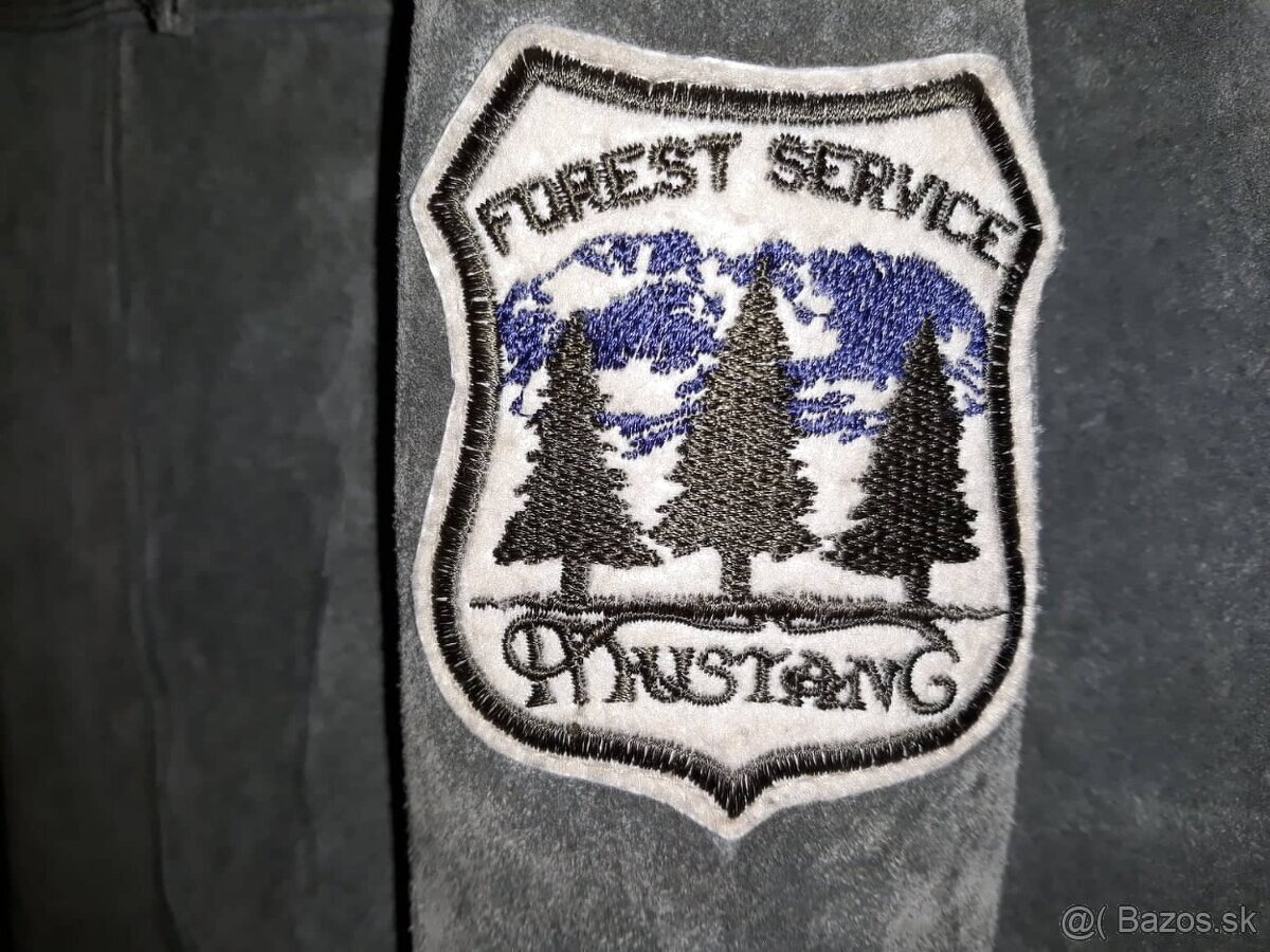 Mustang Kožená bunda zelená na zimu - 11