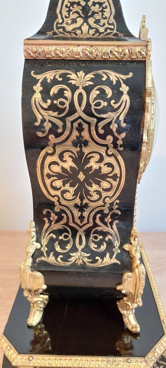 Francúzske stolové hodiny Boulle, Vincenti & Cie - 11