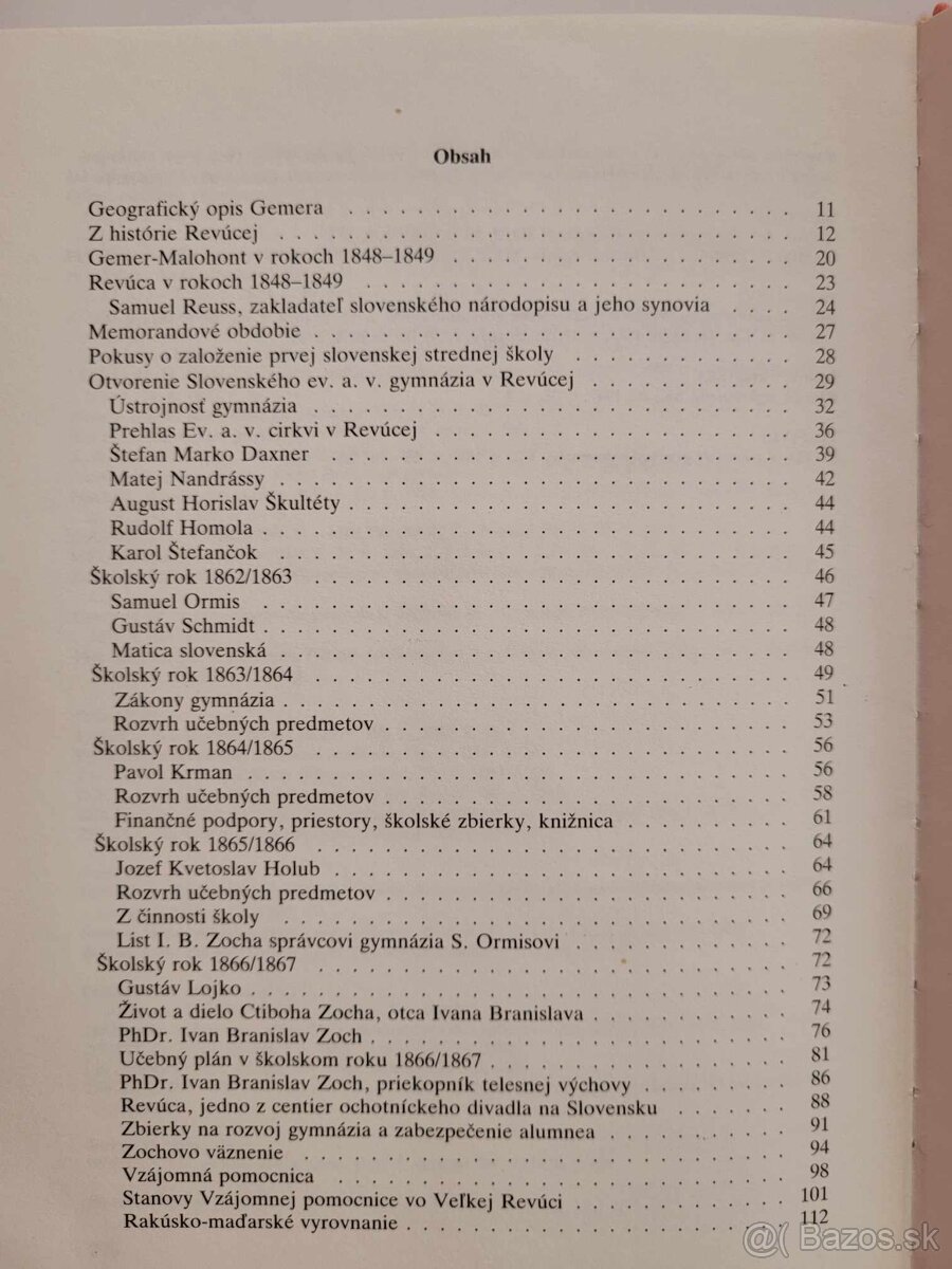 Revúca, Kolíska slovenského stredného školstva - 11