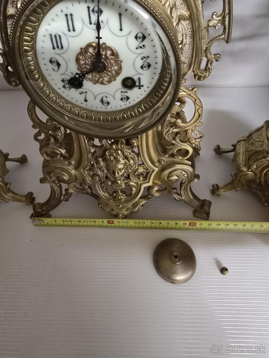 Starozitne krbove hodiny a svietniky.....cislo 13 - 11