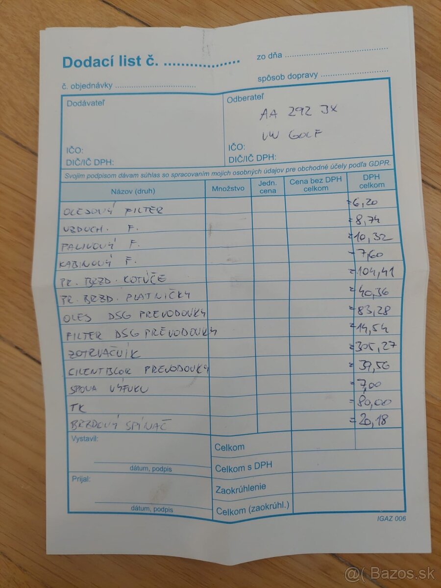 Predám/Vymením Volkswagen Golf 5 2.0TDi 103kw DSG - 11