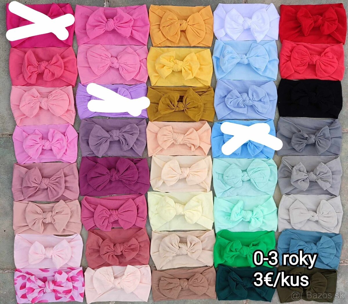 Pružná detská čelenka - 11