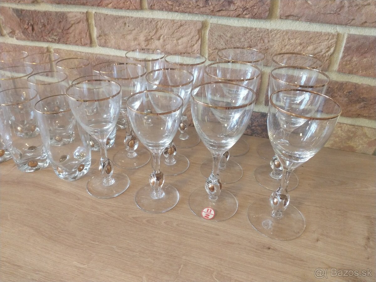 poháre zlatý jano,zlatá zuzana, karafa, džbán, nádoba na ľad - 11