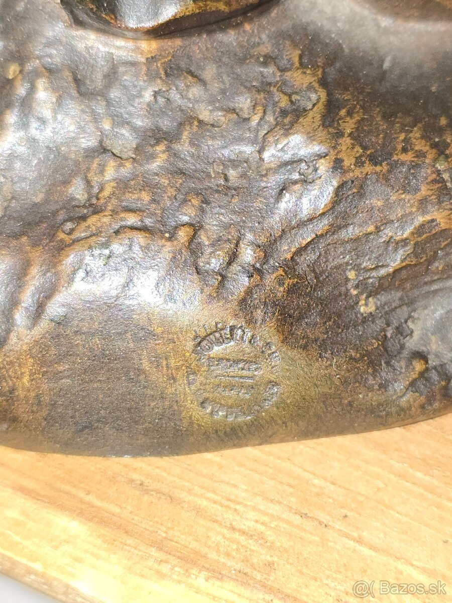 Starožitna bronzová socha 53cm - 11