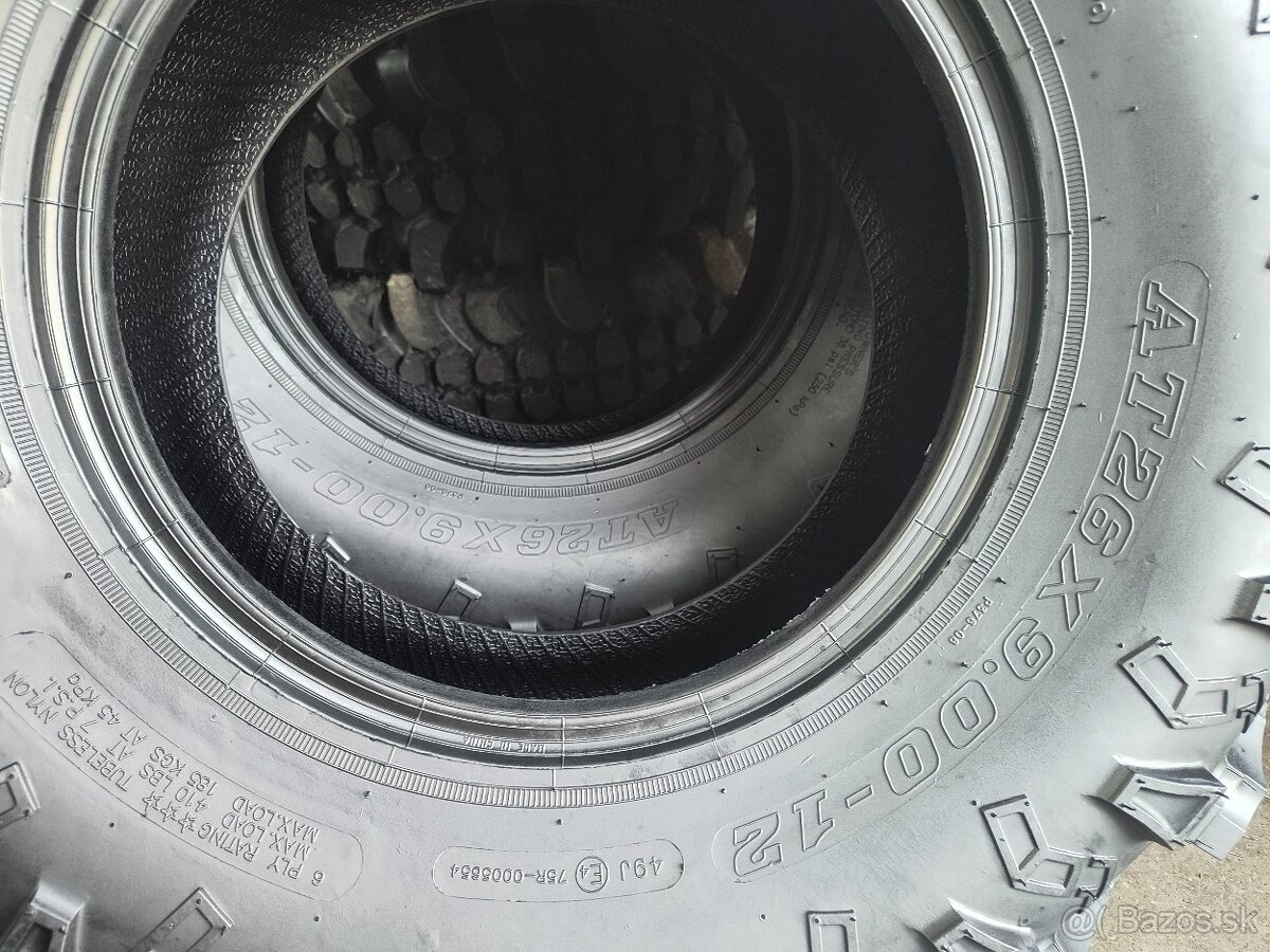 Pneumatiky 25x8 + 25x10 R12 Journey 27x9 + 27x11 r14 - 11