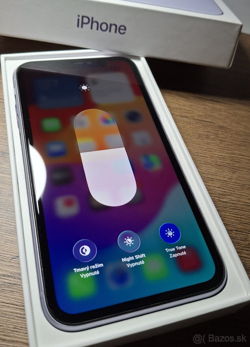 Iphone 11 64GB Purple TOP STAV, NOVÁ BAT.100% - 11