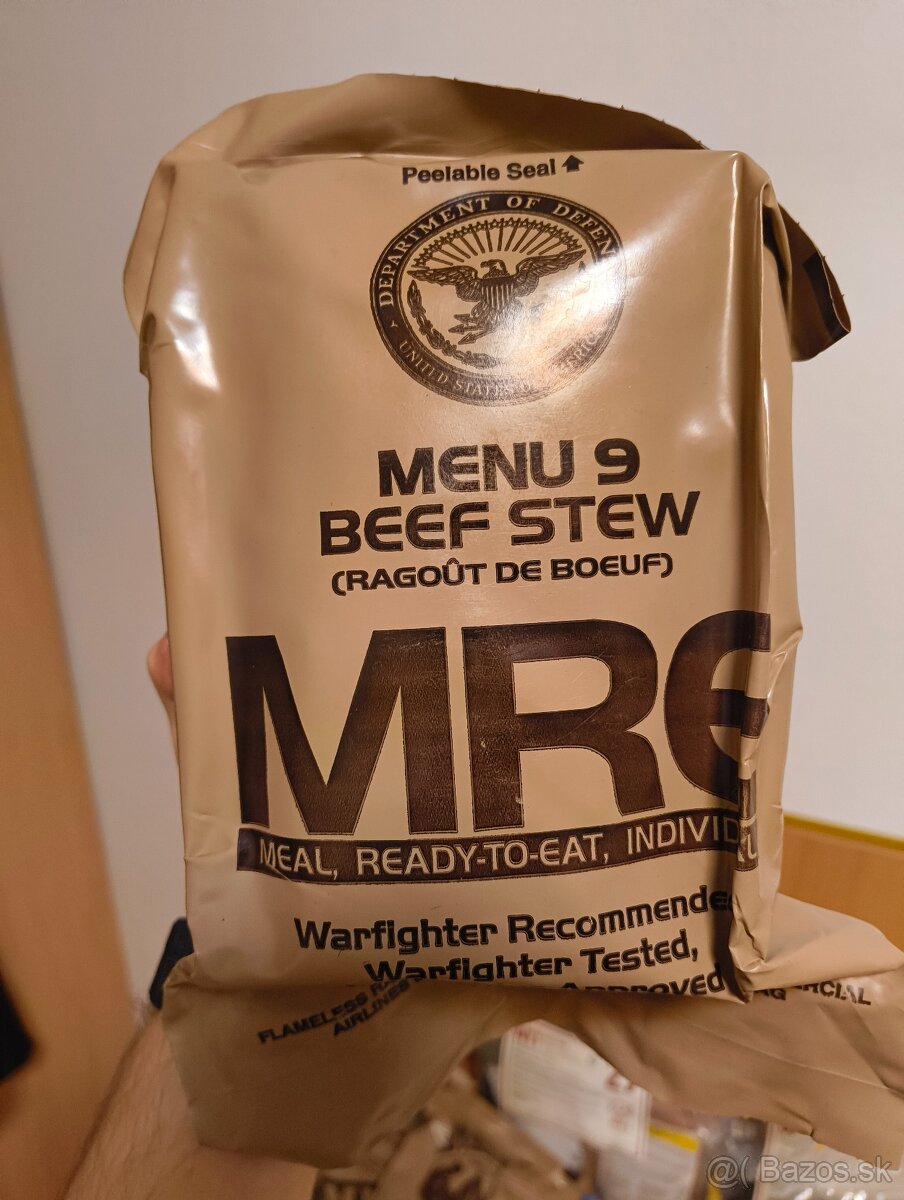 MRE Americkej Armády rôzne menu - 11