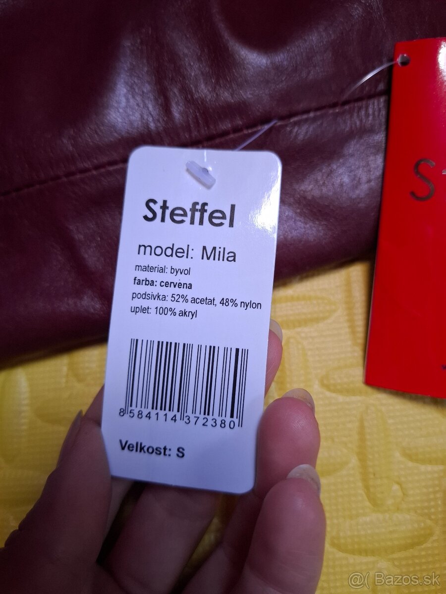 Dámsky kožený kabát Steffel - 11