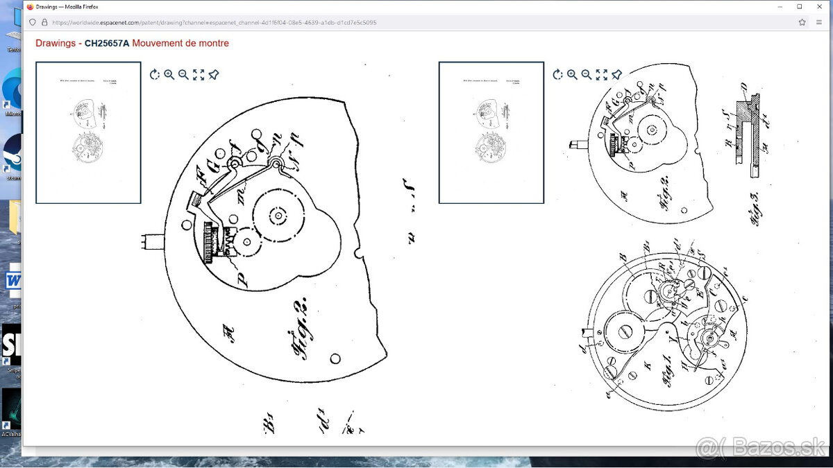 MOERIS swiss pánske vreckové strieborné hodinky - 11