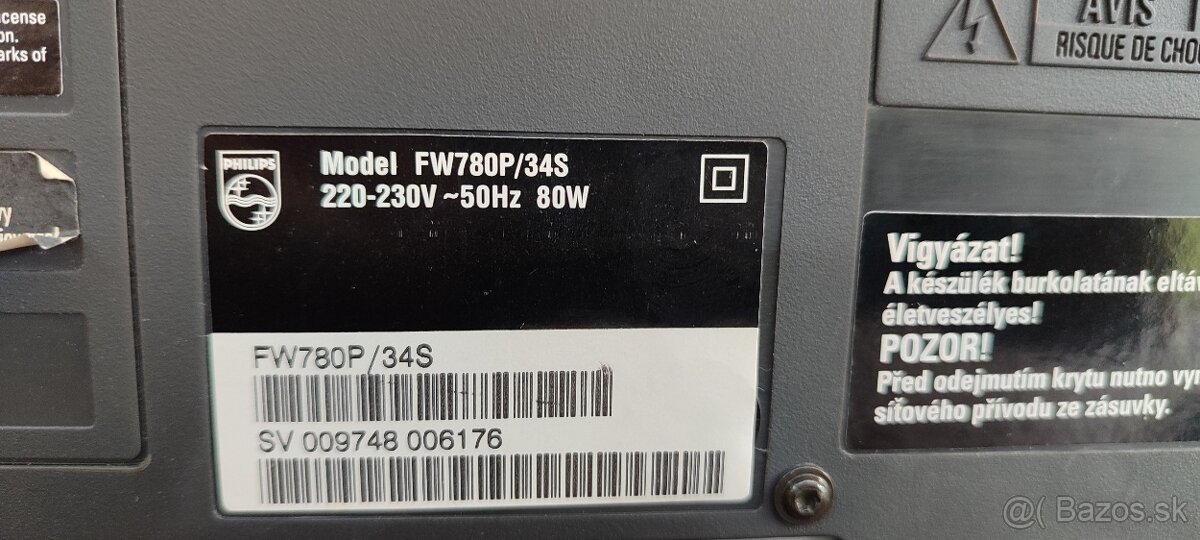 Hi-fi veža Philips FW 780 P - 11