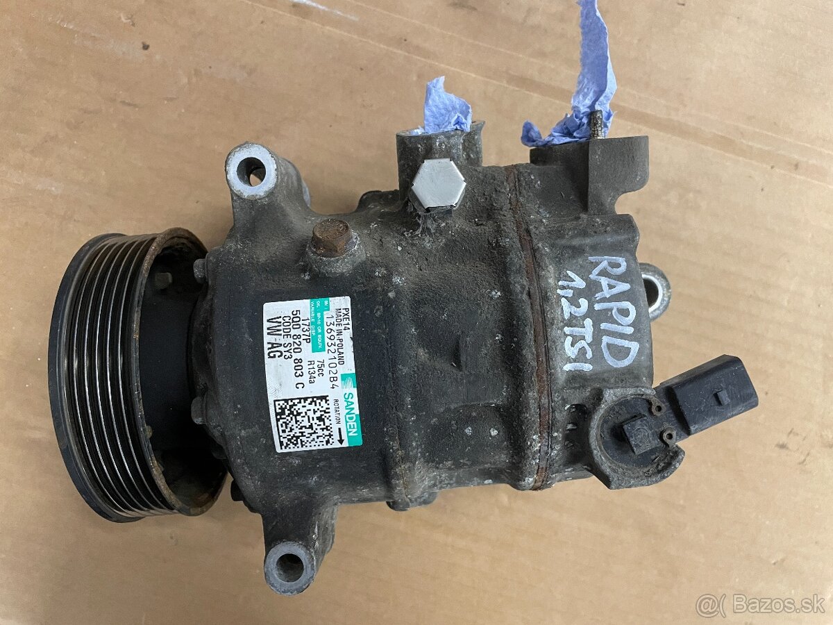 škoda rapid zrkadlo motorček ovladanie budiky bcm pačky - 11