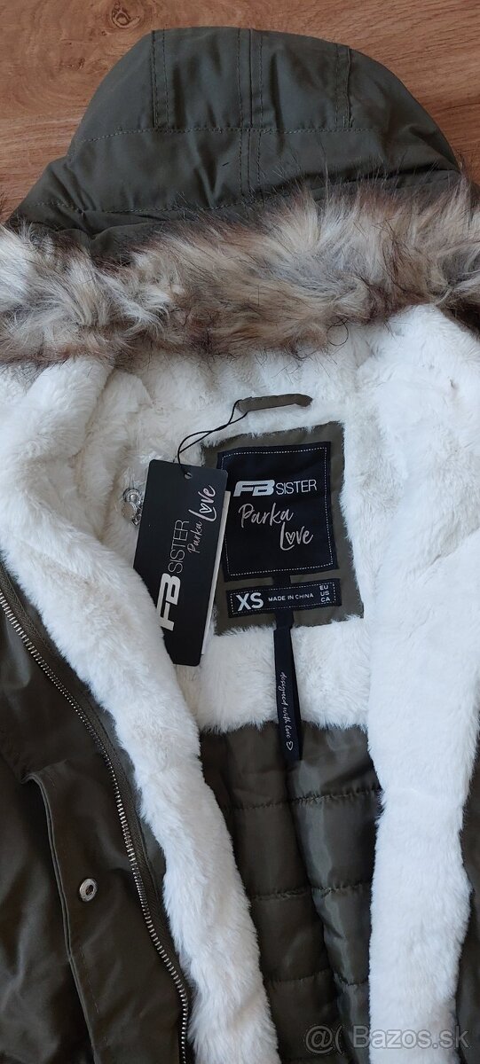 Dámska zateplená bunda - čierna, béžová, khaki XS / Nová - 11