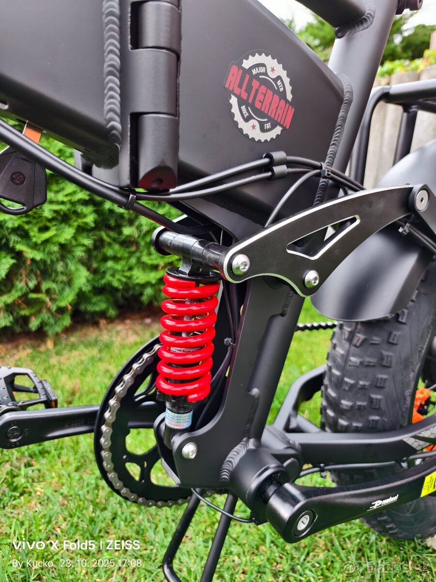 Skladací fat ebike Samebike 20x4.0",750W,15Ah,45km/h,100km - 11