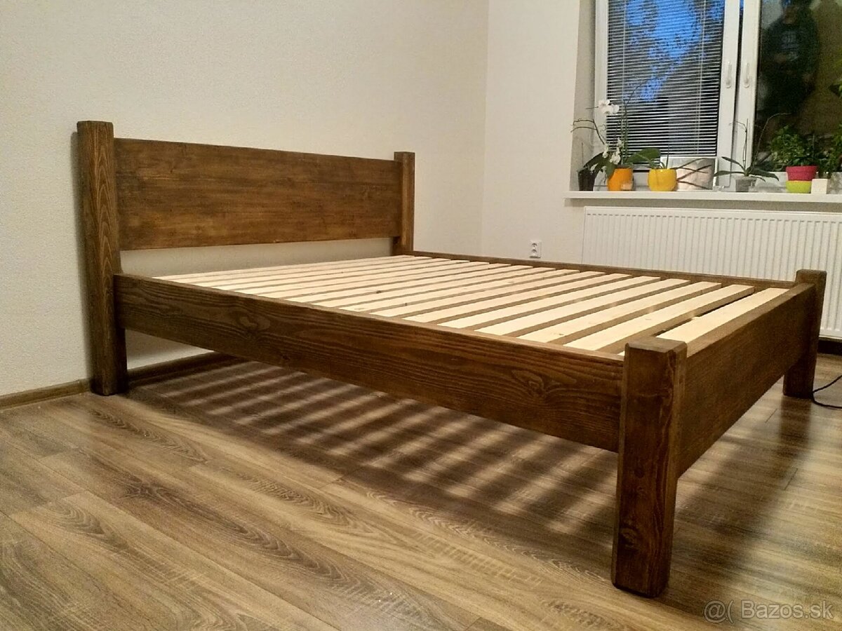 Predám manželské postele z masívu - 11