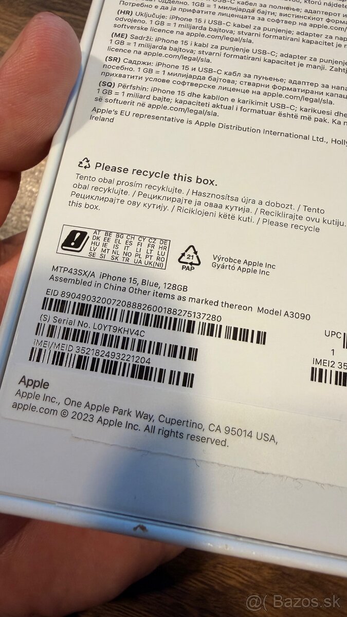Predam Apple Iphone 15 128gb Blue - 11