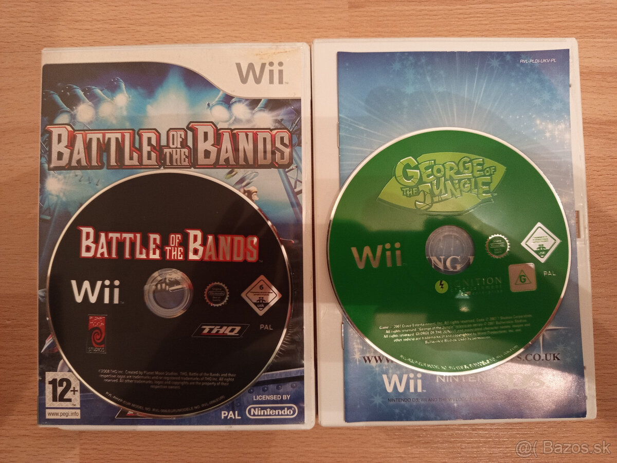 Nintendo Wii - konzola + 1 ovládač + 5 hier - 11