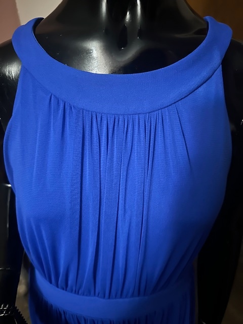 Modré dlhé šaty zn. Chantall - 11