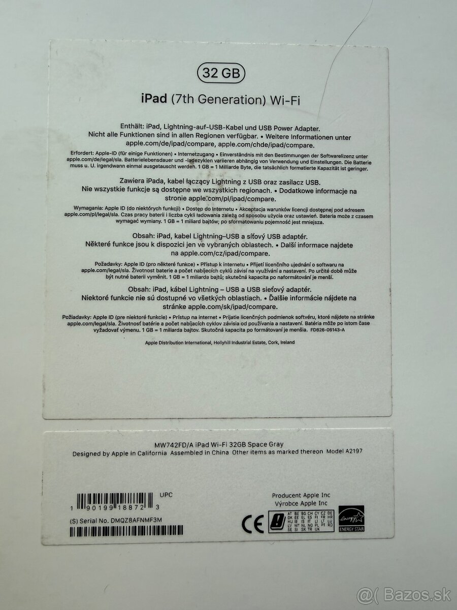 Ipad 7gen 32gb - 11