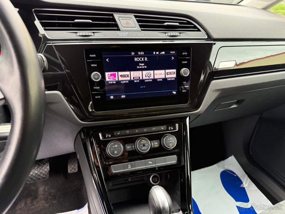 ► VW TOURAN 2,0 TDI - 140 kW, APPLECAR, PARK. SENZORY ◄ - 11