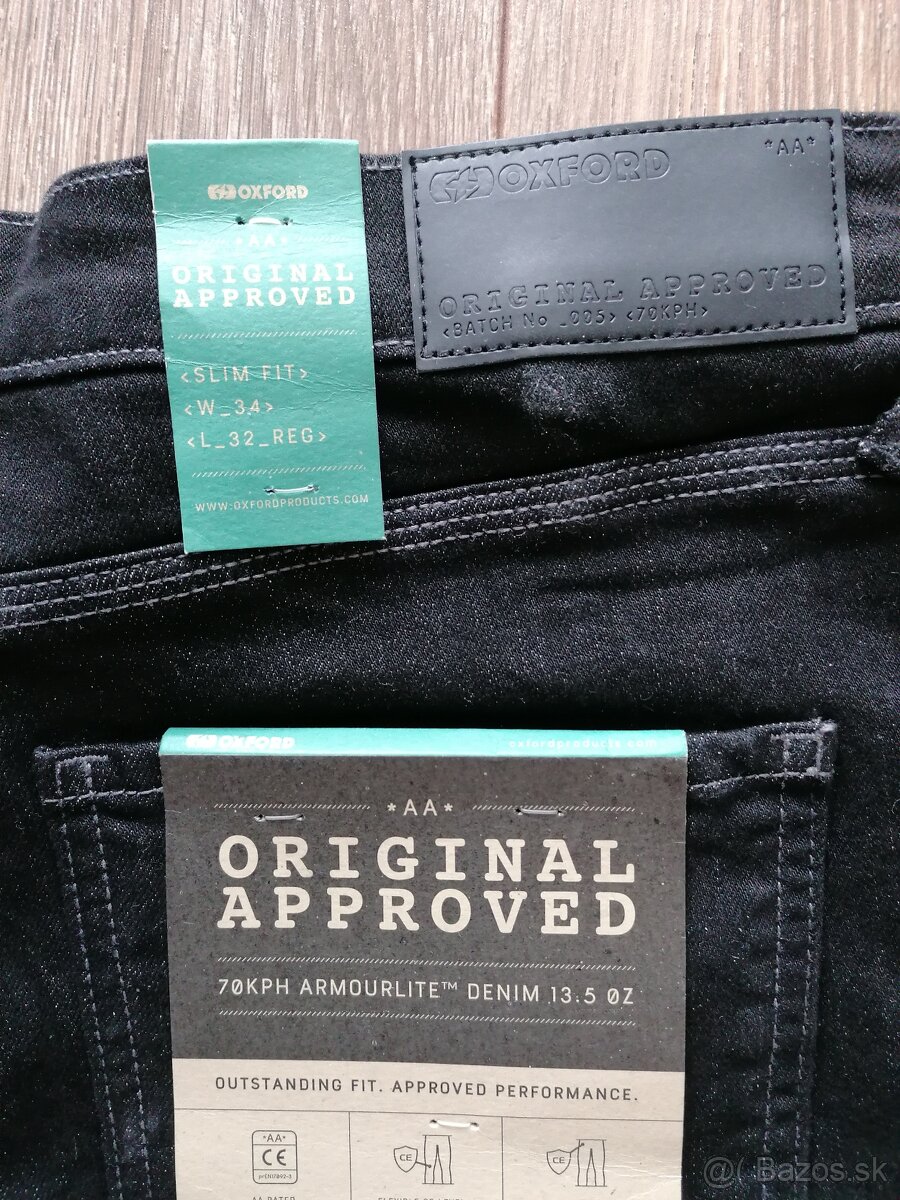 NOVÉ rifle OXFORD veľ. W34 L32 FIT SLIM - 11