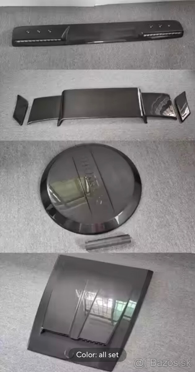Mercedes G Brabus doplnky kapota led rampa krídlo spoiler - 11