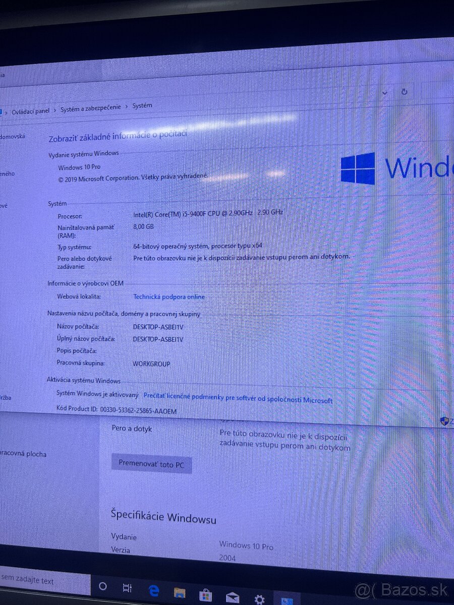 POČÍTAČ LYNX Intel Core i5-9400F 2,9GHz - 11