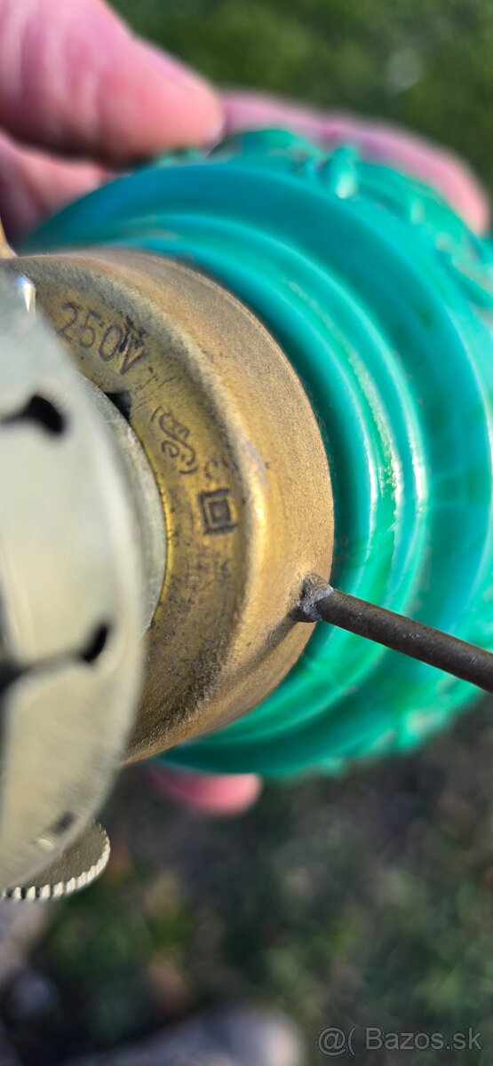 Starožitná petrolejová lampa - 11