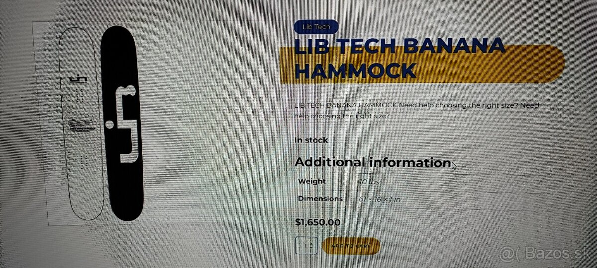 Snowboard LibTech T.Rice Banana Hammock Limited Edition - 11