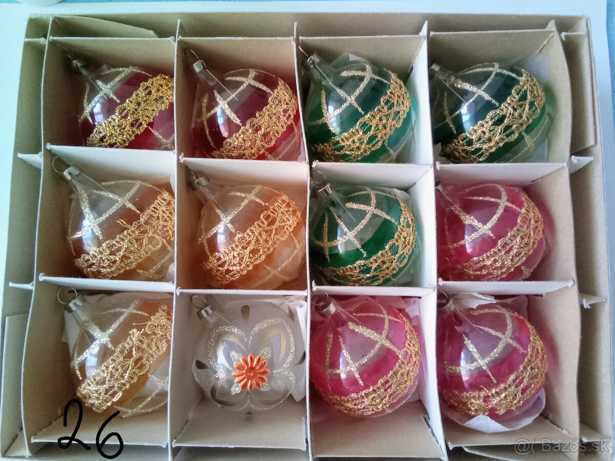 Starodávné vánoční ozdoby - vianočné ozdoby - 11