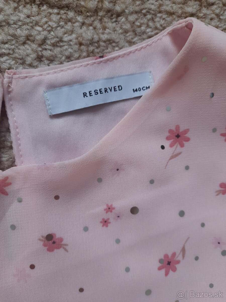 Krásne dievčenské šaty, veľkosť 140 - 11