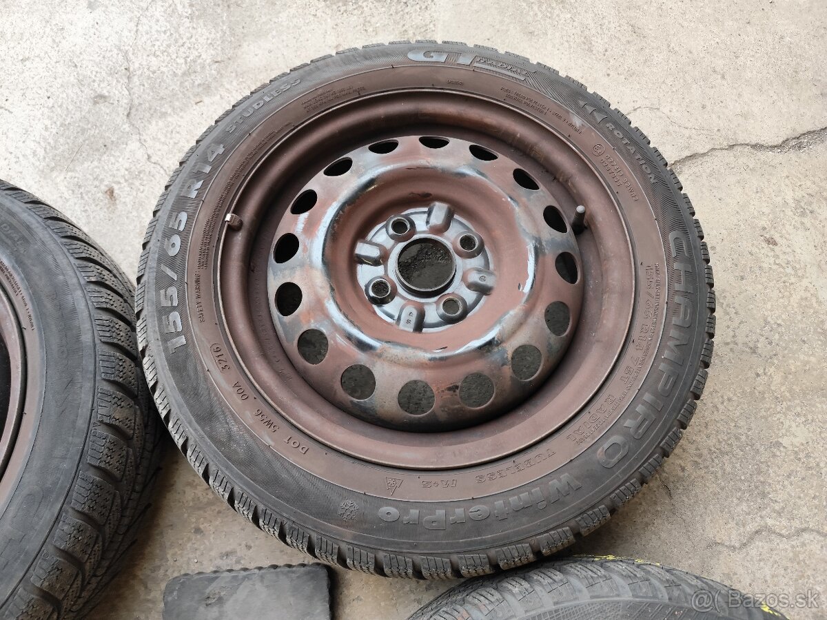 Sada plech+pneu 14" Citroën C1, Peugeot 107 Toyota Aygo - 11