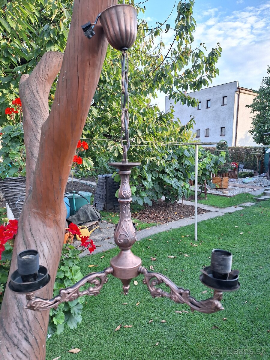 Starý medený luster - 11